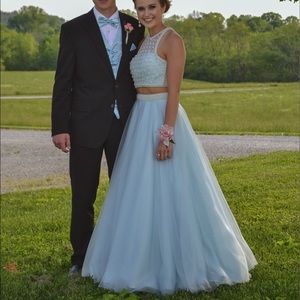 Rachel Allen Two piece Prom dress